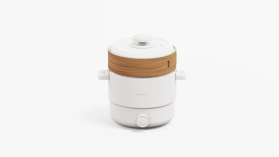 Bamboo Steam Pot — 竹与白色 / Material relationship